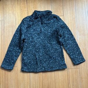 Cozy Kids Half-Zip Pullover Jacket - Gray